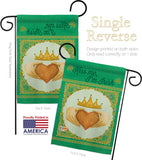 Kiss Me, I'm Irish - St Patrick Spring Vertical Impressions Decorative Flags HG102057 Made In USA