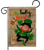 The Lucky Irish - St Patrick Spring Vertical Impressions Decorative Flags HG102059 Made In USA