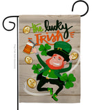 The Lucky Irish - St Patrick Spring Vertical Impressions Decorative Flags HG102059 Made In USA