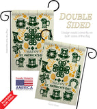 Irish For A Day - St Patrick Spring Vertical Impressions Decorative Flags HG120018 Made In USA