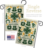 Irish For A Day - St Patrick Spring Vertical Impressions Decorative Flags HG120018 Made In USA