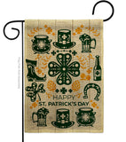 Irish For A Day - St Patrick Spring Vertical Impressions Decorative Flags HG120018 Made In USA