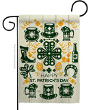 Irish For A Day - St Patrick Spring Vertical Impressions Decorative Flags HG120018 Made In USA