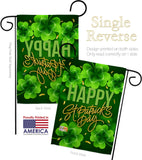 St. Patty Cover - St Patrick Spring Vertical Impressions Decorative Flags HG120043 Made In USA