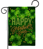 St. Patty Cover - St Patrick Spring Vertical Impressions Decorative Flags HG120043 Made In USA