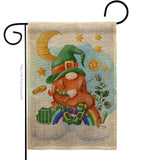 Lucky Gnome - St Patrick Spring Vertical Impressions Decorative Flags HG120049 Made In USA