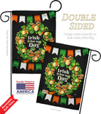 Irish Day - St Patrick Spring Vertical Impressions Decorative Flags HG120296 Made In USA