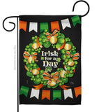 Irish Day - St Patrick Spring Vertical Impressions Decorative Flags HG120296 Made In USA