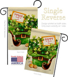 Cover and Hat - St Patrick Spring Vertical Impressions Decorative Flags HG130323 Made In USA