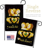 Irish Love - St Patrick Spring Vertical Impressions Decorative Flags HG130435 Made In USA