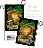 Let's Get Irish - St Patrick Spring Vertical Impressions Decorative Flags HG137150 Made In USA