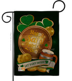 Let's Get Irish - St Patrick Spring Vertical Impressions Decorative Flags HG137150 Made In USA