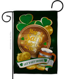 Let's Get Irish - St Patrick Spring Vertical Impressions Decorative Flags HG137150 Made In USA