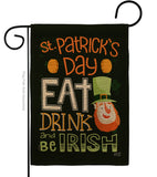 Be Irish - St Patrick Spring Vertical Impressions Decorative Flags HG137315 Made In USA