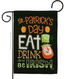 Be Irish - St Patrick Spring Vertical Impressions Decorative Flags HG137315 Made In USA