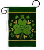 St Pat's Clover - St Patrick Spring Vertical Impressions Decorative Flags HG137404 Made In USA