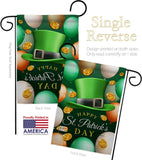 Lucky Hat - St Patrick Spring Vertical Impressions Decorative Flags HG190052 Made In USA