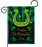 Lucky St Patrick's - St Patrick Spring Vertical Impressions Decorative Flags HG190053 Made In USA