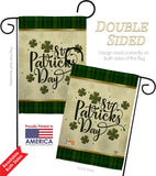 Tartan St Patricks - St Patrick Spring Vertical Impressions Decorative Flags HG190064 Made In USA