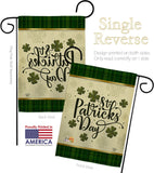 Tartan St Patricks - St Patrick Spring Vertical Impressions Decorative Flags HG190064 Made In USA