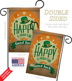 Good Luck St. Patrick's Day - St Patrick Spring Vertical Impressions Decorative Flags HG191098 Made In USA