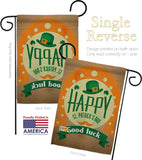 Good Luck St. Patrick's Day - St Patrick Spring Vertical Impressions Decorative Flags HG191098 Made In USA