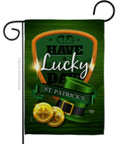 Have A Lucky Day - St Patrick Spring Vertical Impressions Decorative Flags HG192157 Made In USA