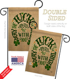 Luck Always With You - St Patrick Spring Vertical Impressions Decorative Flags HG192301 Made In USA