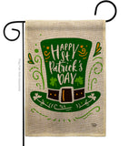 St Pat Hat - St Patrick Spring Vertical Impressions Decorative Flags HG192304 Made In USA