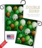 St. Pat's Balloons - St Patrick Spring Vertical Impressions Decorative Flags HG192416 Made In USA