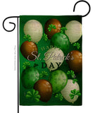 St. Pat's Balloons - St Patrick Spring Vertical Impressions Decorative Flags HG192416 Made In USA