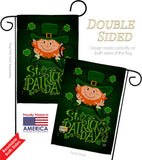 Lucky Leprechaun - St Patrick Spring Vertical Impressions Decorative Flags HG192417 Made In USA