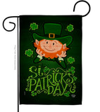 Lucky Leprechaun - St Patrick Spring Vertical Impressions Decorative Flags HG192417 Made In USA