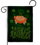 Lucky Leprechaun - St Patrick Spring Vertical Impressions Decorative Flags HG192417 Made In USA