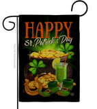 Happy Saint Patrick Day - St Patrick Spring Vertical Impressions Decorative Flags HG192433 Made In USA