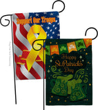 St. Pat Cheers - St Patrick Spring Vertical Impressions Decorative Flags HG120039 Made In USA