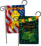 St. Pat Cheers - St Patrick Spring Vertical Impressions Decorative Flags HG120039 Made In USA