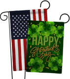 St. Patty Cover - St Patrick Spring Vertical Impressions Decorative Flags HG120043 Made In USA