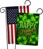 St. Patty Cover - St Patrick Spring Vertical Impressions Decorative Flags HG120043 Made In USA