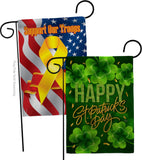 St. Patty Cover - St Patrick Spring Vertical Impressions Decorative Flags HG120043 Made In USA