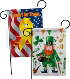 Leprechaun Gold - St Patrick Spring Vertical Impressions Decorative Flags HG120094 Made In USA