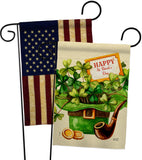 Cover and Hat - St Patrick Spring Vertical Impressions Decorative Flags HG130323 Made In USA