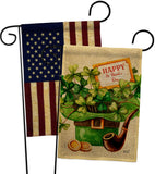 Cover and Hat - St Patrick Spring Vertical Impressions Decorative Flags HG130323 Made In USA