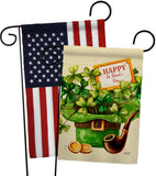 Cover and Hat - St Patrick Spring Vertical Impressions Decorative Flags HG130323 Made In USA