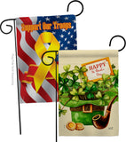 Cover and Hat - St Patrick Spring Vertical Impressions Decorative Flags HG130323 Made In USA