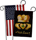 Irish Love - St Patrick Spring Vertical Impressions Decorative Flags HG130435 Made In USA