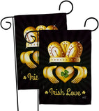 Irish Love - St Patrick Spring Vertical Impressions Decorative Flags HG130435 Made In USA