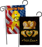 Irish Love - St Patrick Spring Vertical Impressions Decorative Flags HG130435 Made In USA