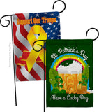 St. Pat Lucky Day - St Patrick Spring Vertical Impressions Decorative Flags HG190043 Made In USA