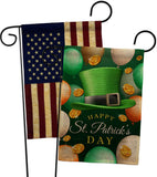 Lucky Hat - St Patrick Spring Vertical Impressions Decorative Flags HG190052 Made In USA